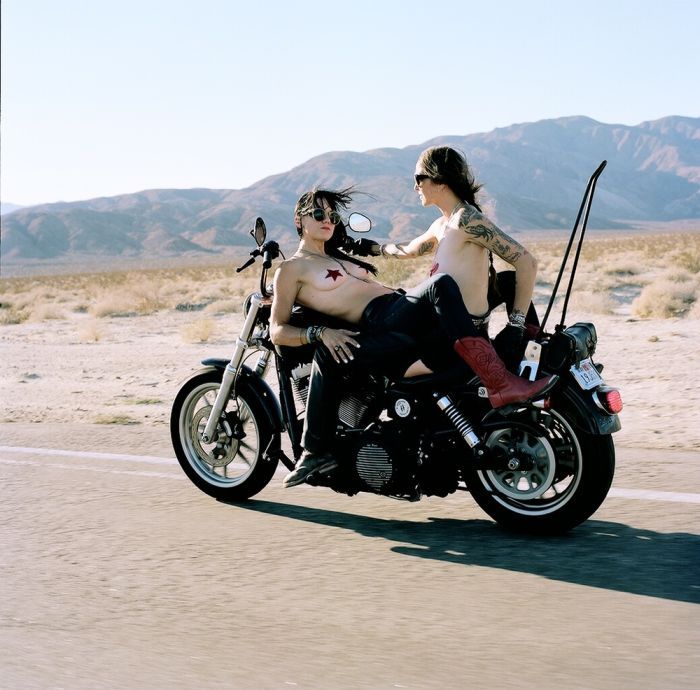 Girls on a motorcycle in Yangzhou